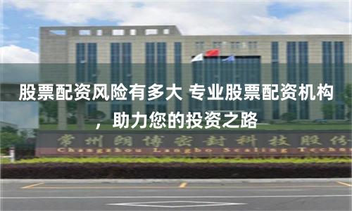 股票配资风险有多大 专业股票配资机构,助力您的投资之路